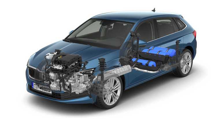 Skoda выпустила экономичную версию Scala на природном газе Skoda выпустила экономичную версию Scala на природном газе